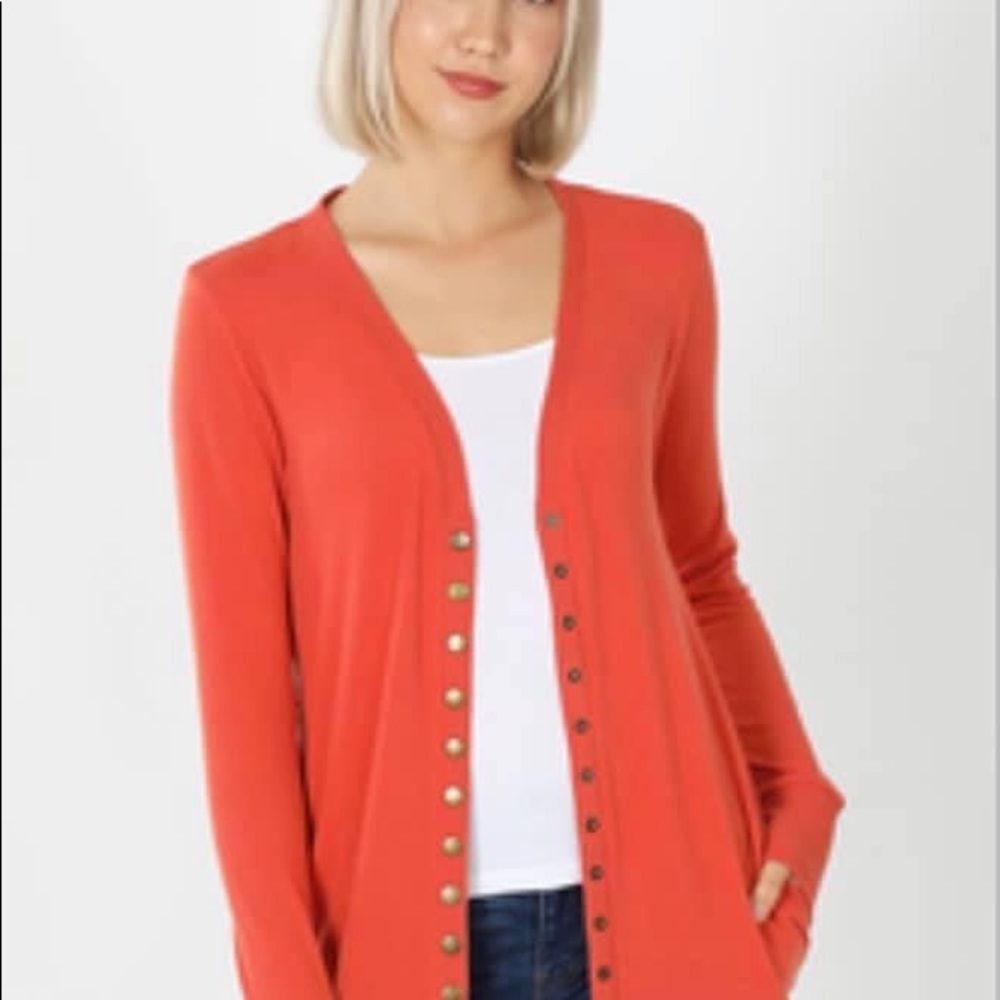 Ash Copper Cardigan